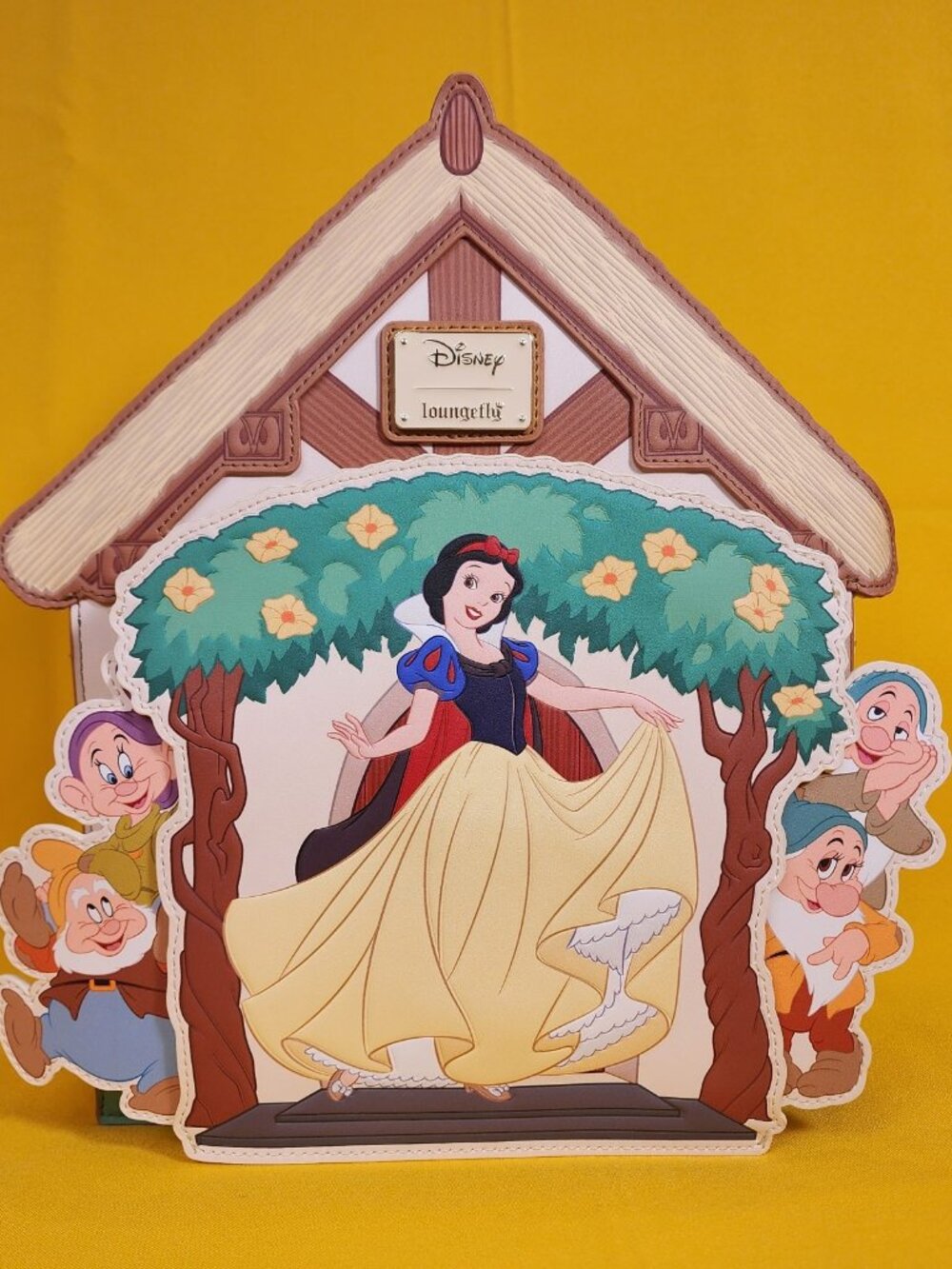 Loungefly Disney Snow White and the Seven Dwarfs Cottage Figural Mini Backpack